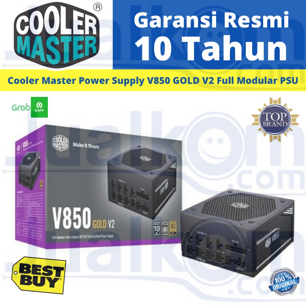 Cooler Master V850 Gold V2 Power Supply 850W Full Modular PSU