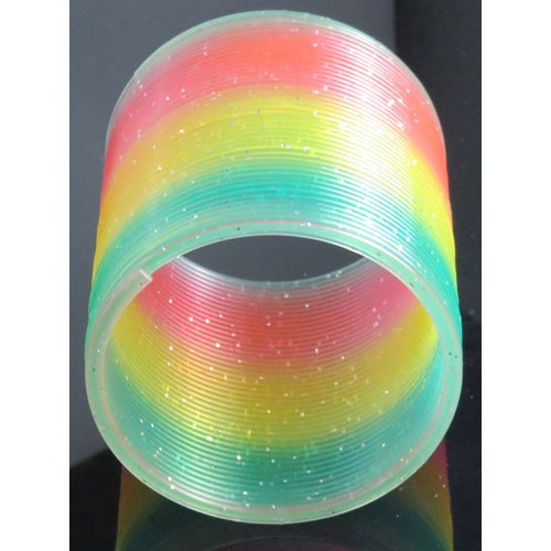 Gs8 mainan per anti stress Toys Slinky Spring Rainbow Qixing Multi-Color PDS