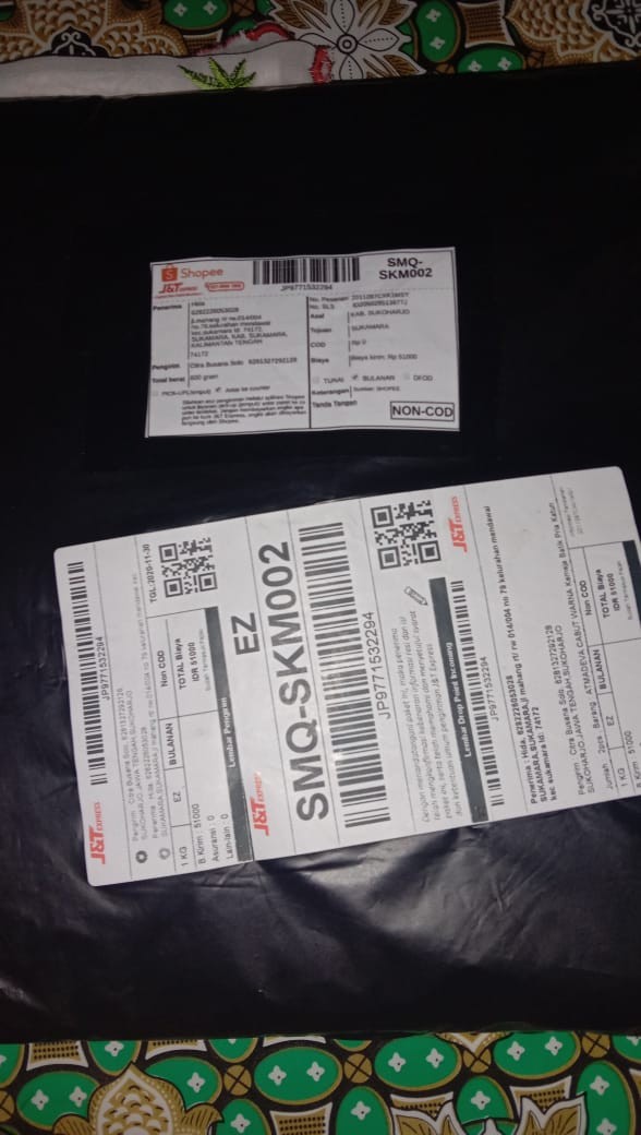 Atmadeva Cabut Warna Kemeja Batik Pria Katun Cabut Full Furing