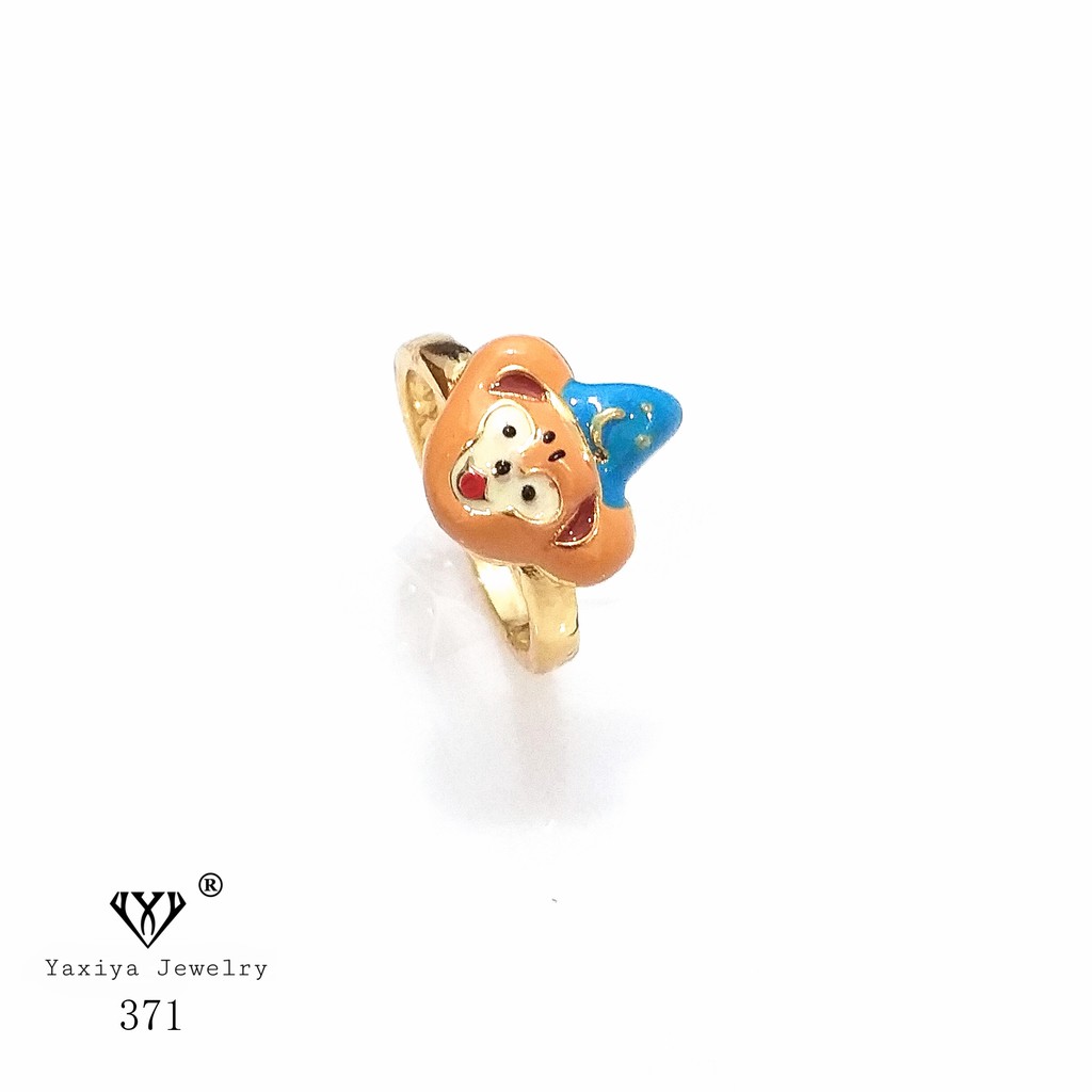 

Cincin anak karakter perhiasan lapis emas 18K 371