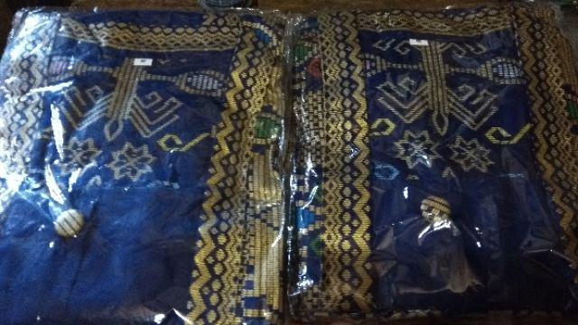 Sarimbit Couple Pasangan Batik Rok N Blus Wanita Narita Prodo Span Panjang Biru
