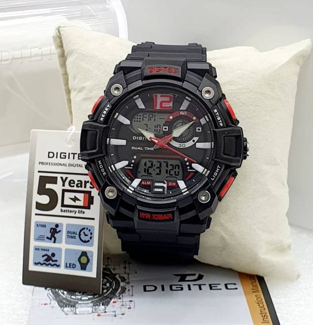 Jam Tangan Pria Digitec Original DG3074 Tahan Air