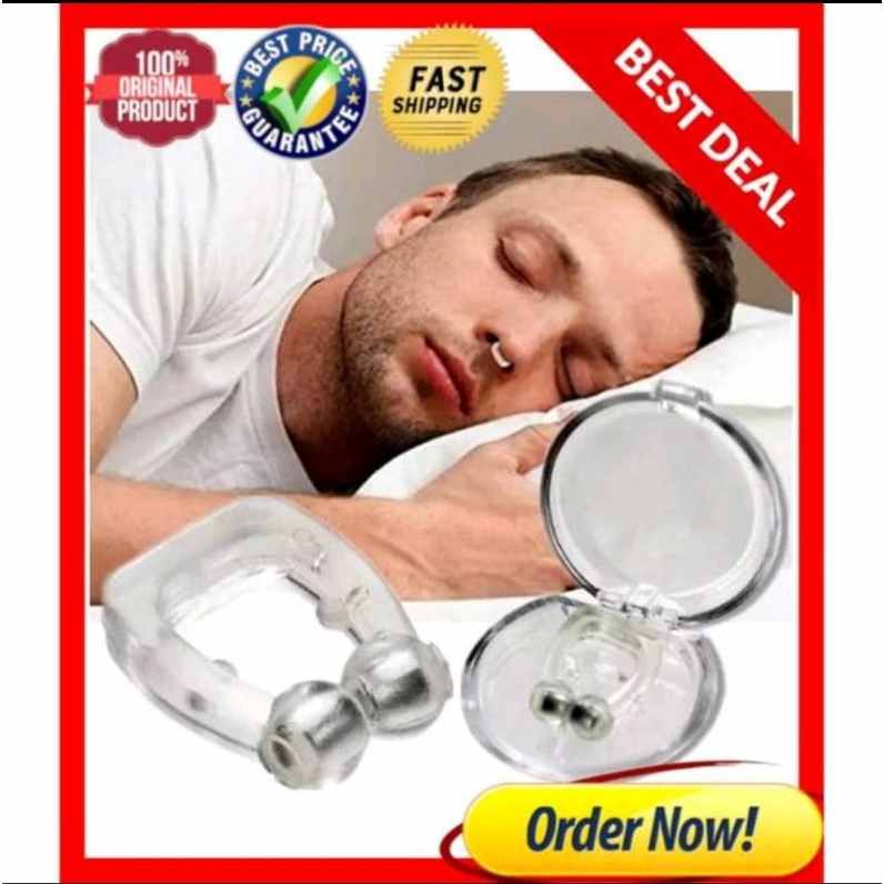 ALAT ANTI DENGKUR MAGNETIC SNORE STOPPER NOSE CLIPS PENGHILANG NGOROK