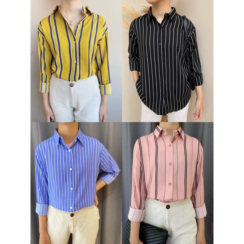 Terbaru  KEMEJA STRIPE H&M