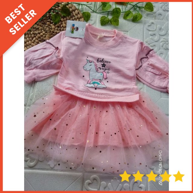 [0-4th] DRESS IMPORT ANAK GAUN PESTA DRESS SWEATER ANAK IMUT MOTIF KUCING KELINCI DRESS LENGAN PANJANG ANAK IMPORT KOMBINASI FLANEL PREMIUM