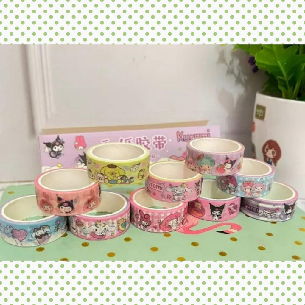 Isolasi Sticker Sanrio / Washi Tape Motif Sanrio