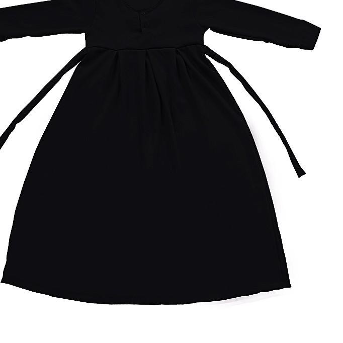 ➾ Bajuyuli Gamis Anak Syari Hitam ✯