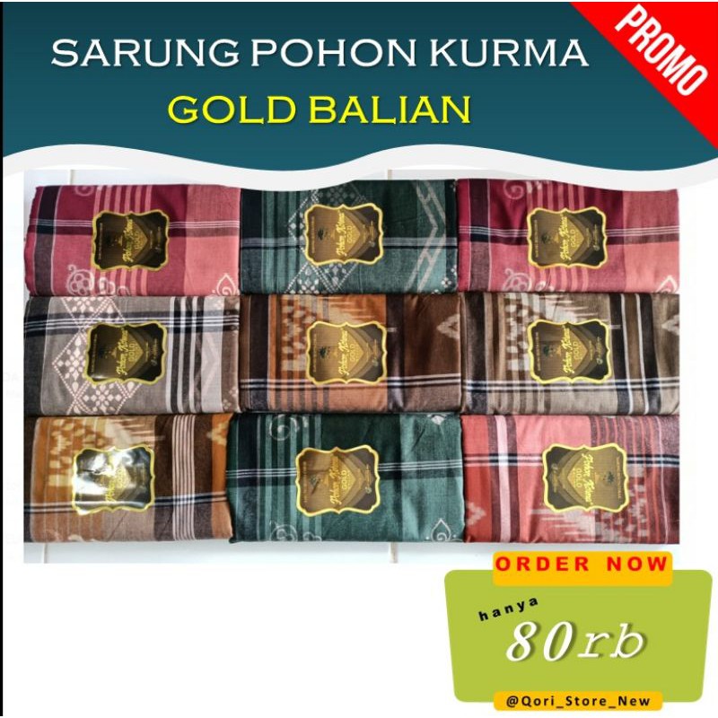 Sarung Pohon Kurma Gold Balian