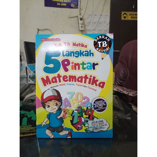 Buku 5 Langkah Pintar Matematika (21×29cm)