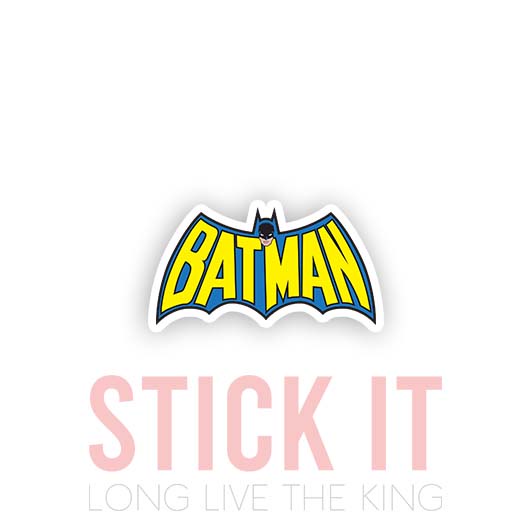 

Stiker sablon setrika DTF kaos baju sticker vinyl Batman gamer 122
