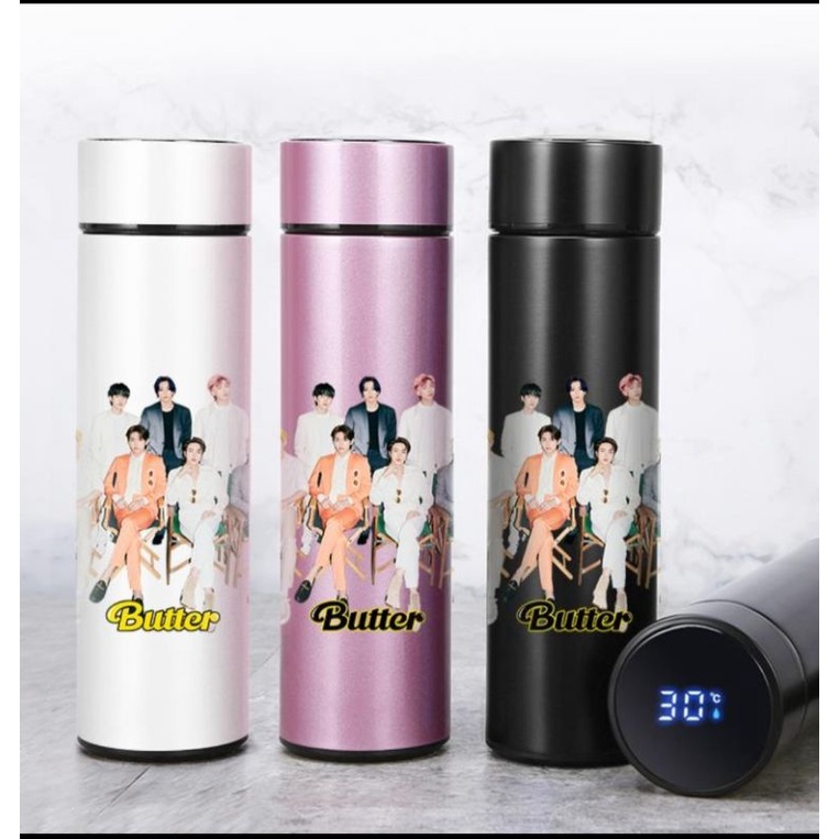 Tumbler Smart Cup LED BTS Butter