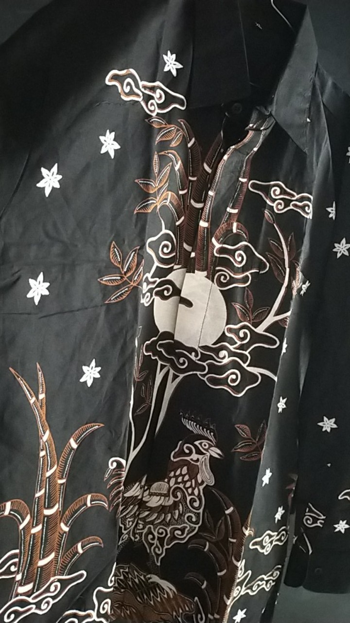 Jago Sogan Kemeja Batik Pria Full Furing Katun Primisima Batik Solo Batik Pria Motif Ayam Hewan