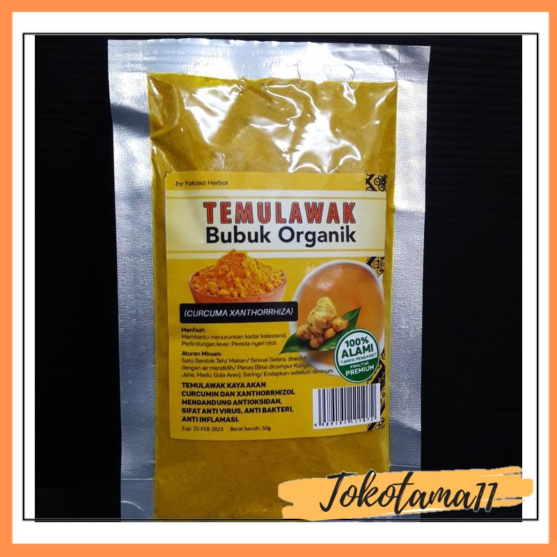 

TEMULAWAK BUBUK ORGANIK 50 GRAM ALAMI TANPA PENGAWET