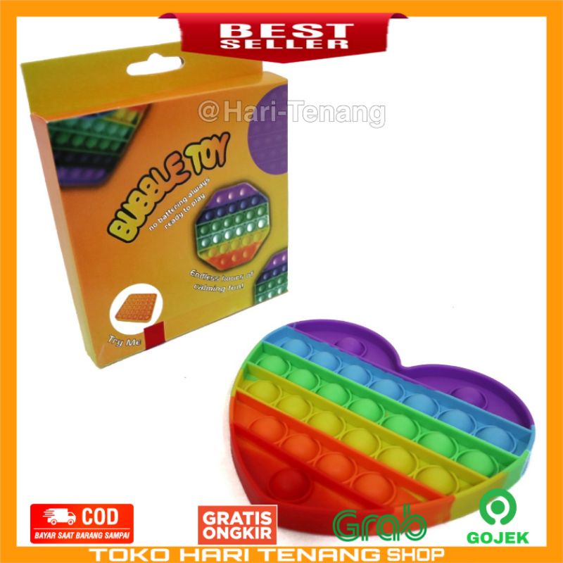 BUBBLE TOY/BUBBLE MODEL LOVE/TERSEDIA TIGA MACAM BUBLE