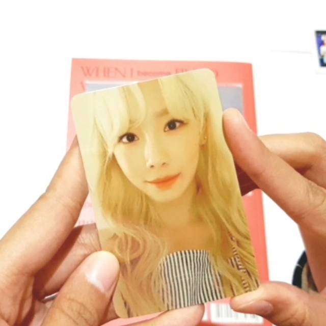 OFFICIAL TAEYEON PURPOSE DELUXE VERSION PHOTO CARD