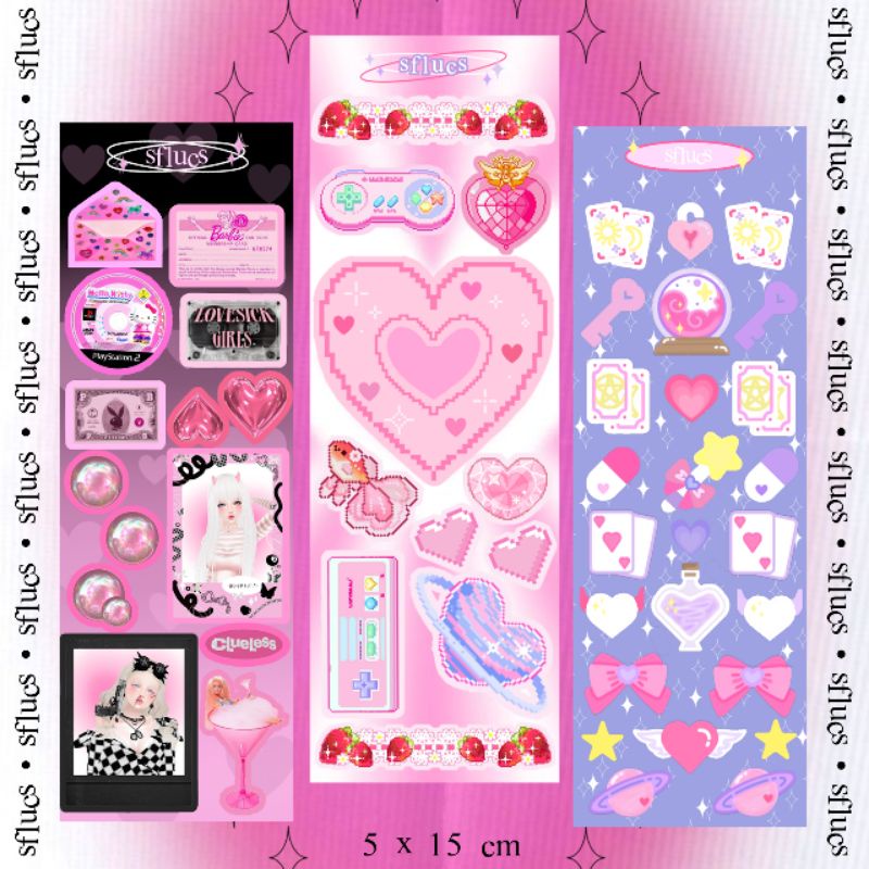 

[sweetbubble] sflucs sticker deco (◍•ᴗ•◍)✧* stiker deco confetti sticker confetti sticker mini sticker toploader sticker aesthetic sticker aesthetic sticker lucu stiker lucu sticker y2k sticker pastel stiker konfetti sticker confetti