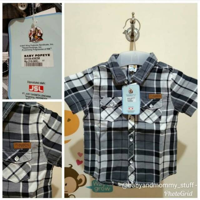 Kemeja Baby Boy - Baby Popeye
