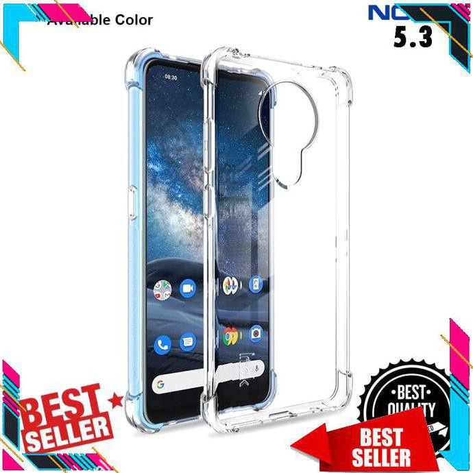 Case Hp Nokia 5.3 Airbag Bening Anti Crack Shock Soft Transparan