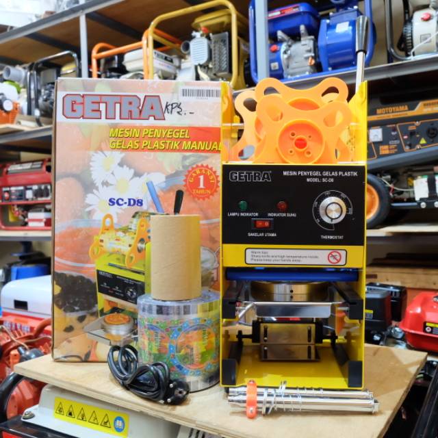 GETRA CUP SEALER MESIN SEGEL CUP PENYEGEL GELAS PLASTIK
