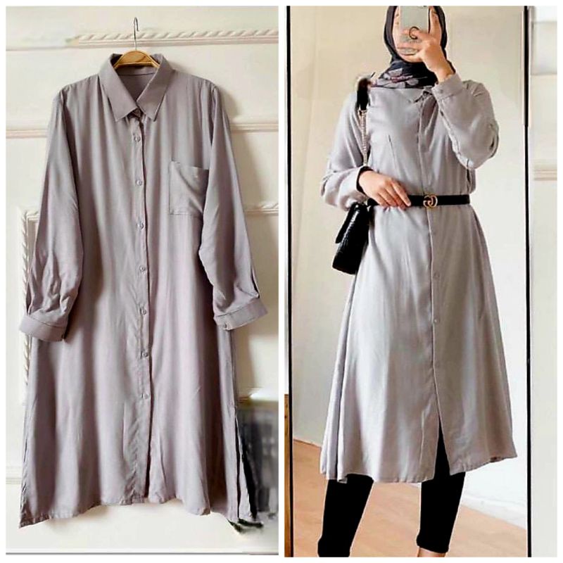 TUNIK JUMBO/TUNIK QILA/TUNIK HIJAB/TUNIK WANITA/TUNIK MUSLIM/BOG SIZE/LD120/JUMBO SIZE/BUSUI/BUMIL