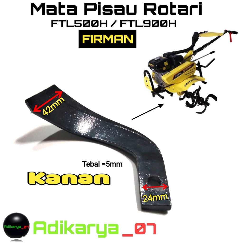 Mata pisau rotari FTL500H/FTL900H FIRMAN KANAN