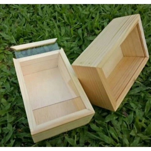 Wooden sliding acrylic box 15x20cm kotak kayu sliding Wooden sliding acrylic box 15x20cm kotak kayu sliding