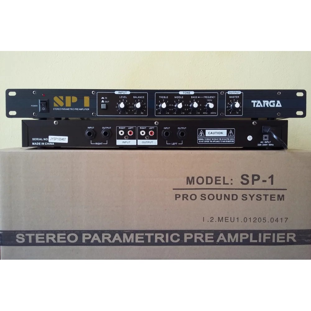 Stereo Parametric Pre Amplifier TARGA SP1
