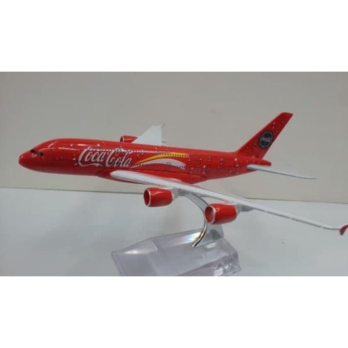 Promo Miniatur Diecast Pesawat Coca Cola Promo