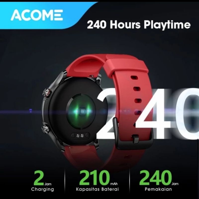 ACOME C1 Sport Smart Watch Tahan Air Bluetooth Blood Oxygen Monitoring ORIGINAL