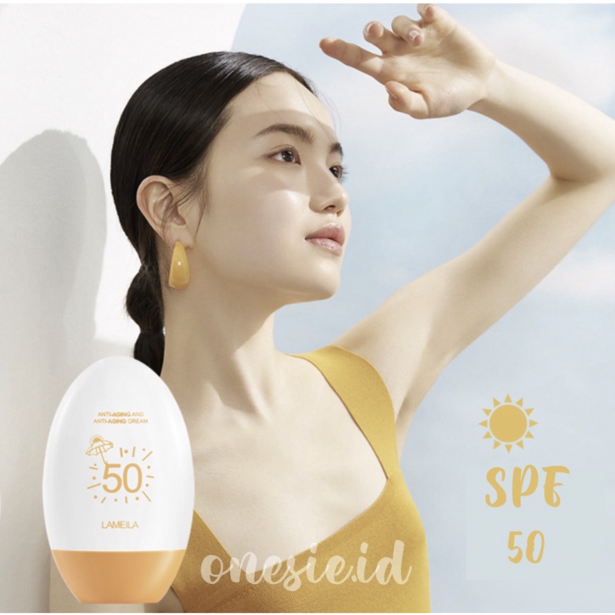 LAMEILA Sun Block SPF 50 Sun Screen Wajah Tahan PA+++ 12 Jam LA065