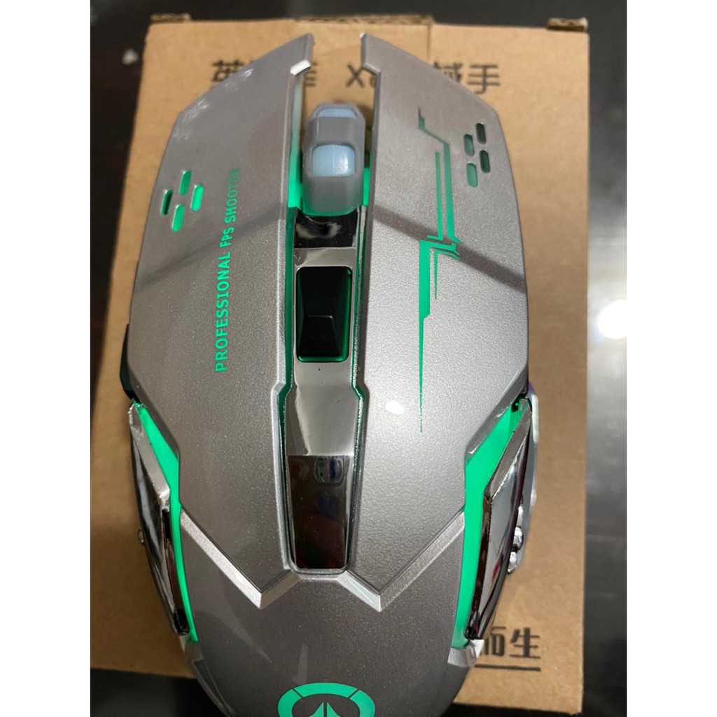 Mouse Gaming Wireless LED Light X8