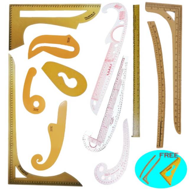 

HOT ITEMS!! PENGGARIS UNTUK MEMBUAT POLA BAJU LENGKAP .GRATIS 3 PENGGARIS MINI..