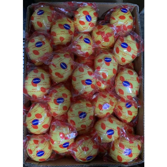 Jeruk Lemon Import Asli dengan bungkus setiap buahnya