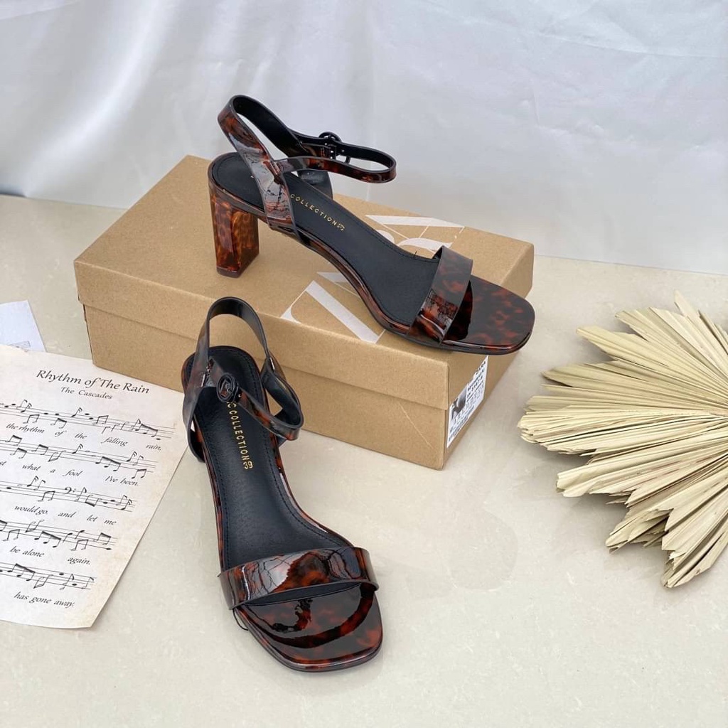 SHOES ZR 700 SEPATU WANITA ZARA LEOPARD HEELS PREMIUM IMPORT