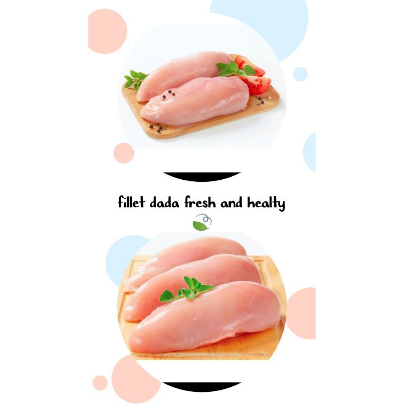 

Ay00! Fillet dada ayam/ Boneless Chicken Breast Fresh NOT FROZEN Segar HALAL