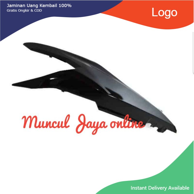 Cover Body Belakang kanan Beat ECO Street K1A Hitam 83500-K1A-N00FMB