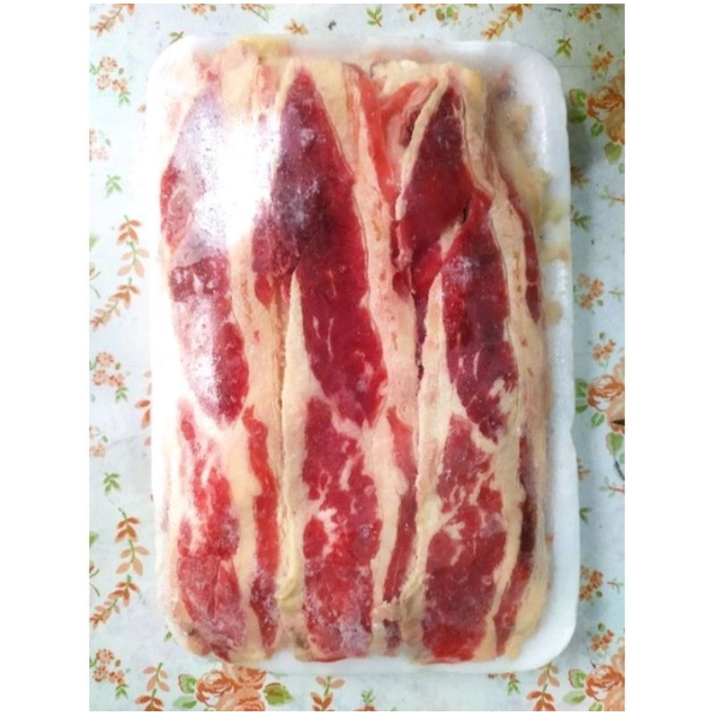 

Shortplate Beef Slice 500 gr (Mix Rib Eye)