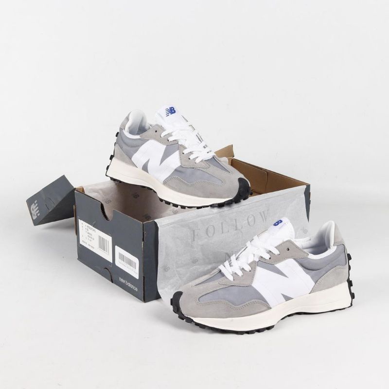 Sepatu Sneakers Nb 327 Ms327Cpg Grey White