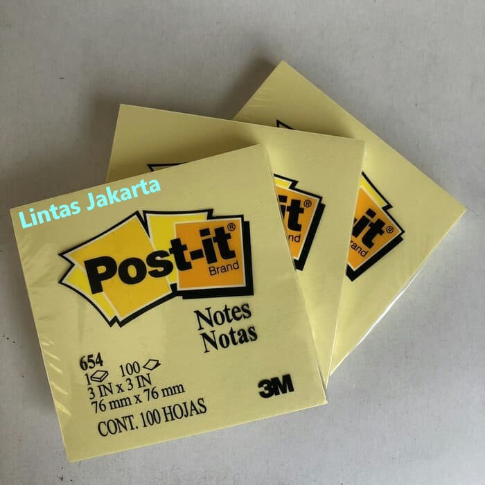 Post it / Stick Note 654 merk 3M