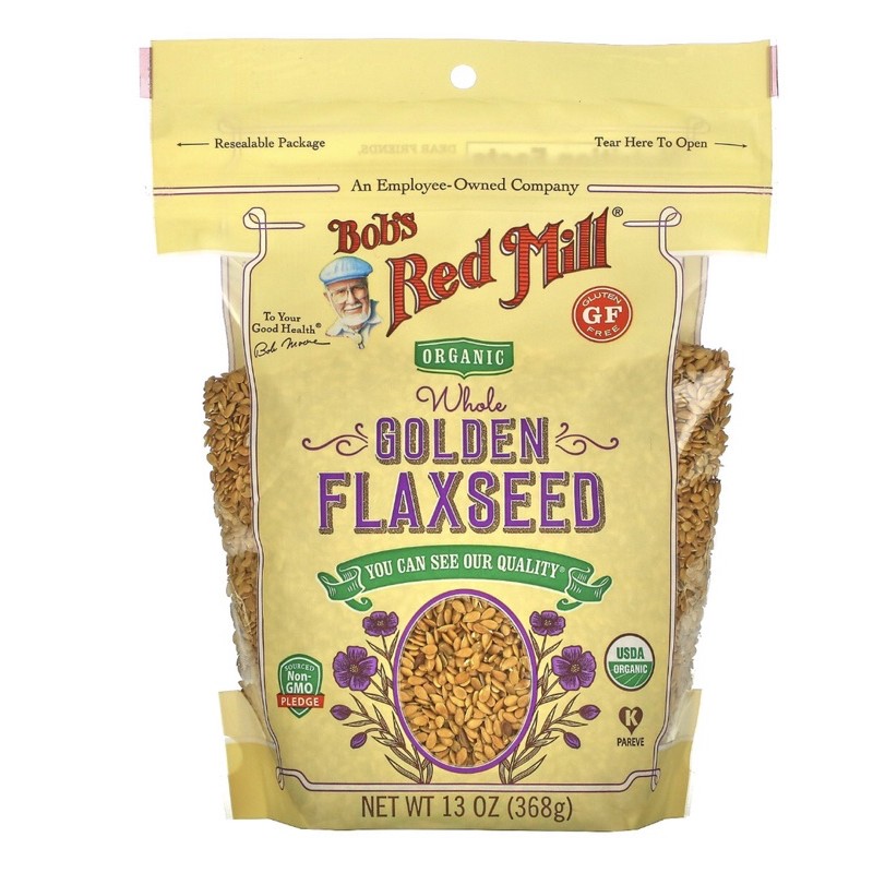 

organic whole golden flaxseed bob’s red mill 13 oz
