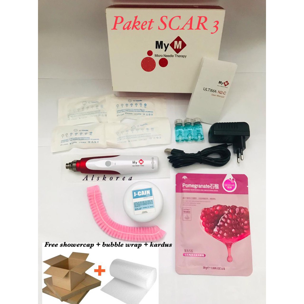 Paket Acne Scar / Paket Bopeng / Paket BBGLOW Dermapen MyM