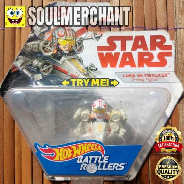 HOTWHEELS STAR WARS BATTLE ROLLERS LUKE SKYWALKER - X WING FIGHTER