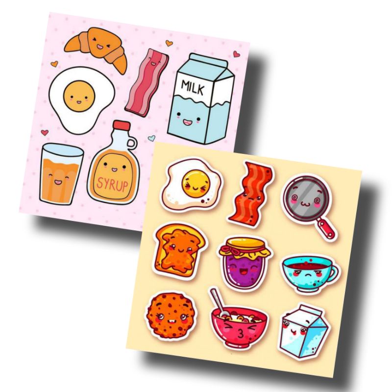 Sticker Aesthetic Food