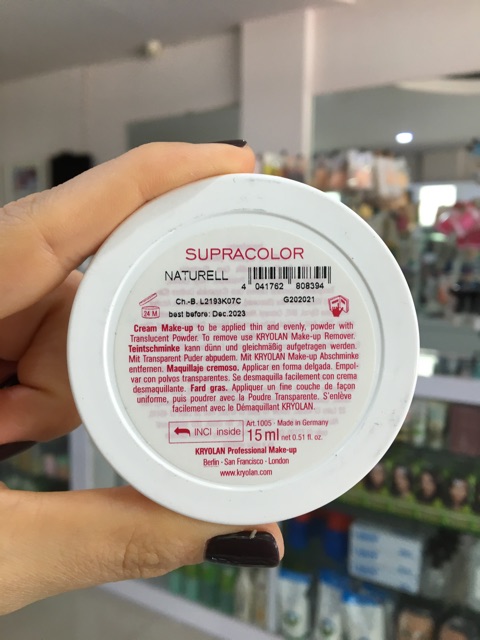 Kryolan Supracolor 15ml Naturell