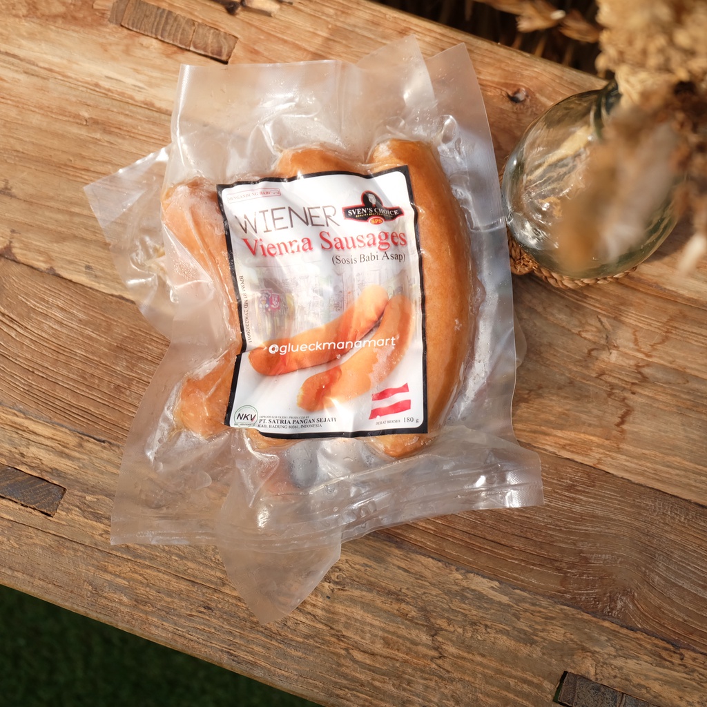 

Svens Wiener Vienna Sausage 180gr - Pork Sausage - Sosis Babi