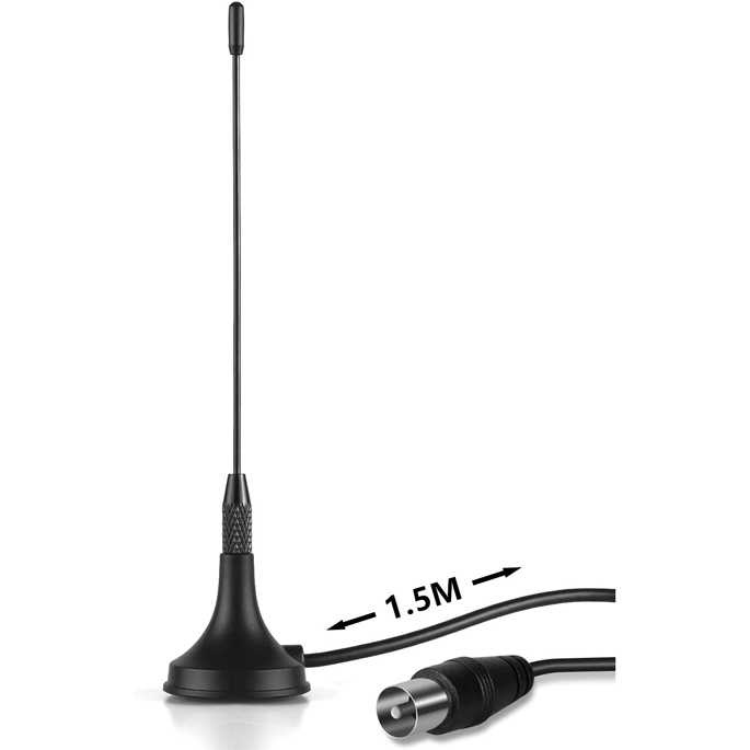 DVB-T2 DIGITAL ANTENA 1.5DBI KABEL 1.5M | ANTENA TV DIGITAL ANTENNA TV DIGITAL NW