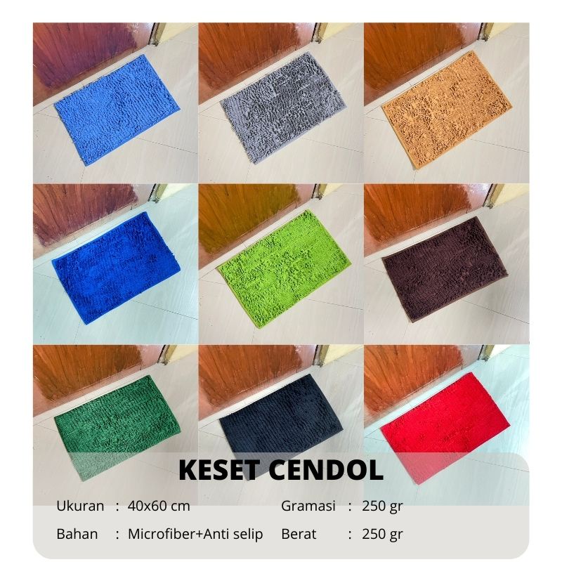 RC Keset Cendol Microfiber Murah Ukuran 40x60 Antislip