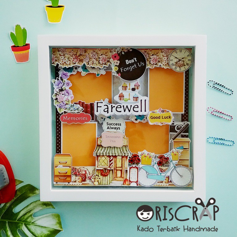 Kado Perpisahan Sahabat Sahabat Kuliah Luar Negeri Scrapframe Farewell Vintage Shopee Indonesia