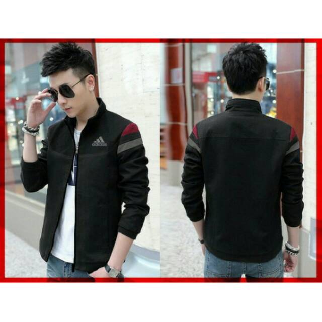 Fs jaket pria adidas black