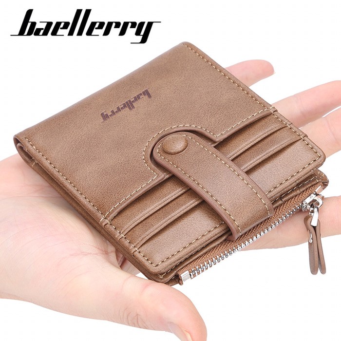 Baellerry New Men’s Wallet Dompet Kulit Lipat Pria K9103